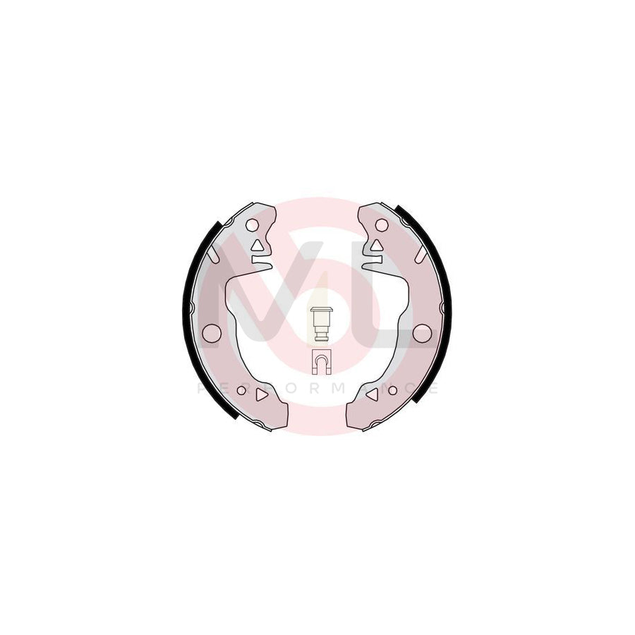 BREMBO S 61 531 Brake Shoe Set with accessories | ML Performance Car Parts