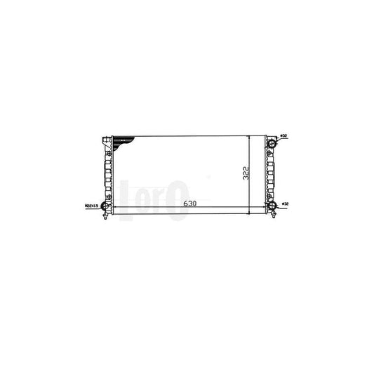 Abakus 0530170024 Engine Radiator For Vw Passat | ML Performance UK