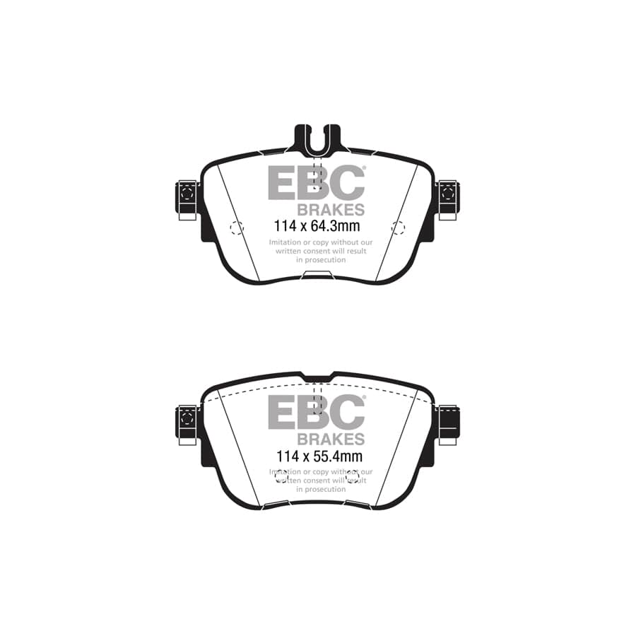 EBC PD40K2610 Mercedes-Benz W/S213 A/C238 Ultimax Pad & Plain Disc Kit - TRW Caliper 3 | ML Performance UK Car Parts