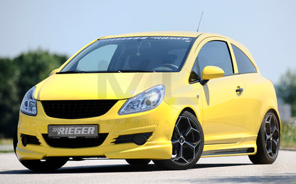 Rieger 00058940 Opel Corsa D Front Splitter 7 | ML Performance UK Car Parts