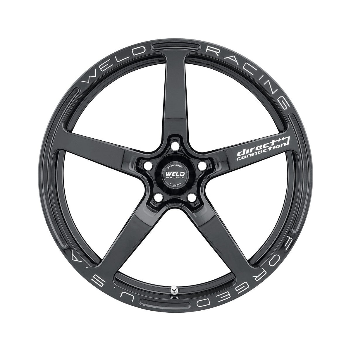 Weld 88B-1806245-DC Direct Connection Alumastar Wheel 18x6 5x115 ET-20 BS2.7 Gloss Black