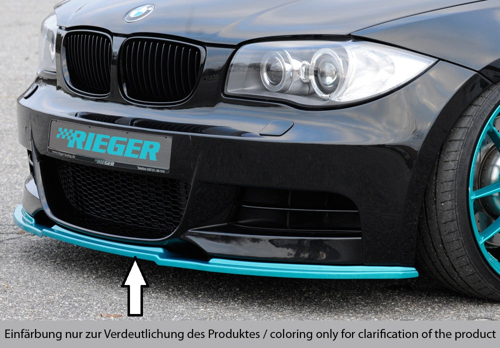 Rieger 00035044 BMW E82 E88 Front Splitter 1 |ML Performance UK Car Parts