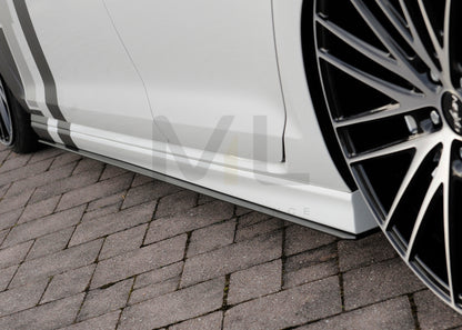 Rieger 00059572 VW R & GTI Clubsport Side Skirt Splitter 7 | ML Performance UK Car Parts