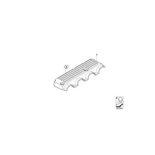 Genuine BMW 11617571703 E93 E92 E91 Cover, Acoustic (Inc. X1 18i, 120i & 320i) | ML Performance UK Car Parts