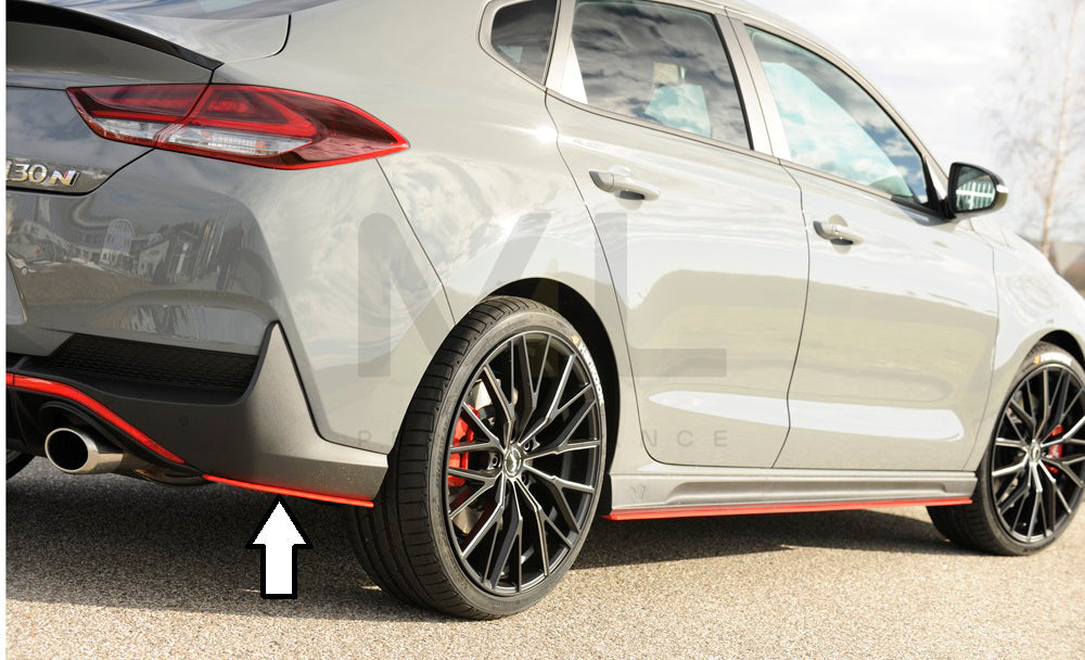 Rieger 00076007 Hyundai Rear Side Splitter (i30 N-Performance & i30 N) 6 | ML Performance UK Car Parts