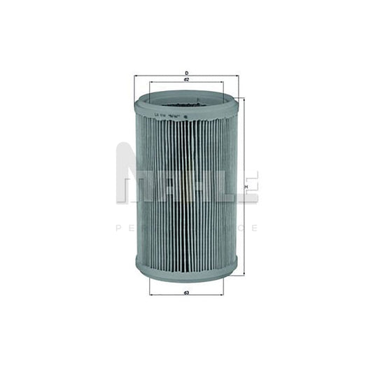 MAHLE ORIGINAL LX 914 Air Filter Filter Insert | ML Performance Car Parts