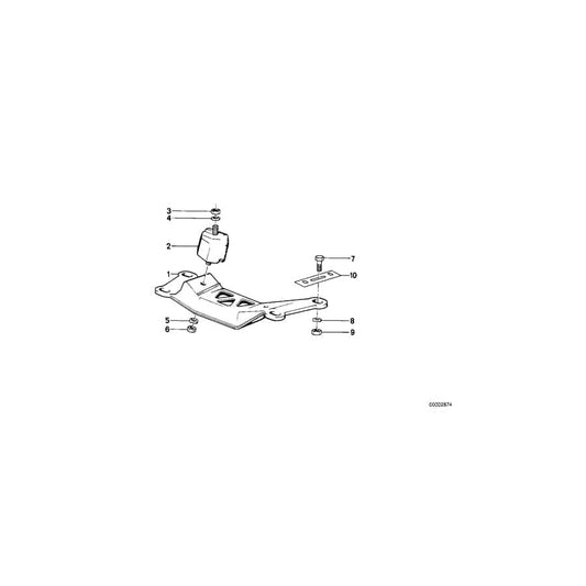 Genuine BMW 23711176037 E28 E24 Cross Member (Inc. 525e, 518i & 628CSi) | ML Performance UK Car Parts