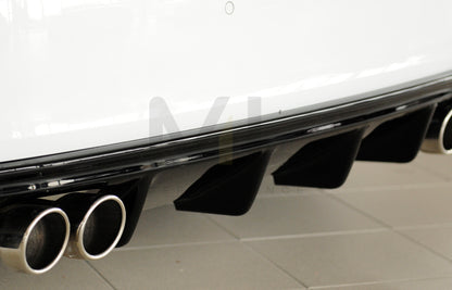 Rieger 00088101 Audi 8V A3 Rear Diffuser 7 | ML Performance UK Car Parts