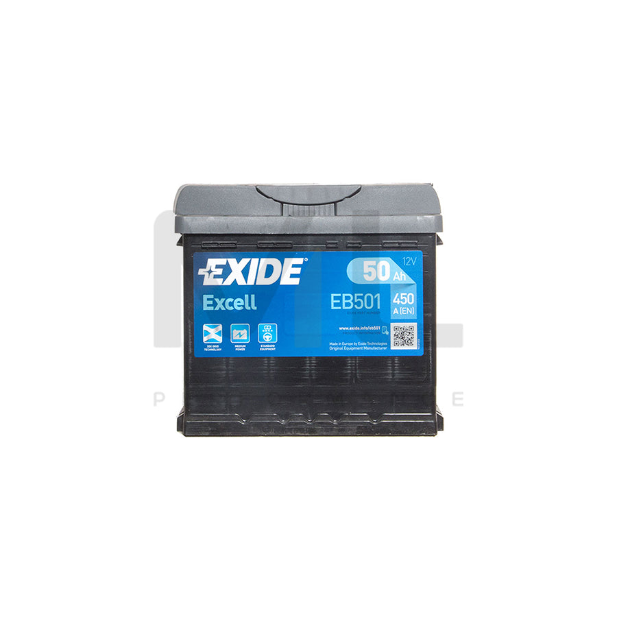 Exide Excel 077 Car Battery - 3 Year Guarantee | ML Performance UK Car Parts