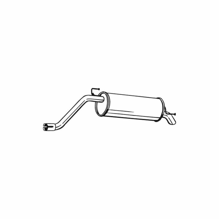 Bosal 148-147 Rear Silencer For Fiat Grande Punto Hatchback (199)