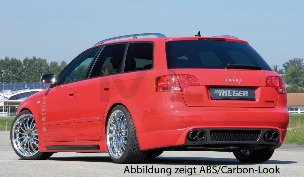 Rieger 00055226 Audi 8E B7 A4 Rear Diffuser 7 | ML Performance UK Car Parts