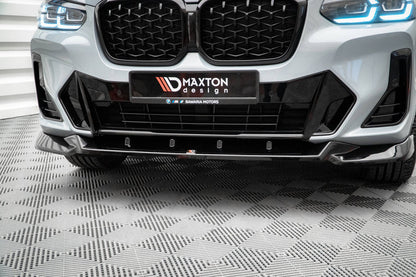 Maxton Design BMW X4 M-Pack G02 Facelift Front Splitter V.2