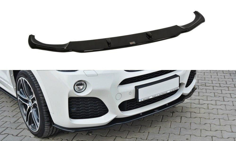 Maxton Design BM-X4-26-MPACK-FD1T Front Splitter BMW X4 M-Pack F26 | ML Performance UK Car Parts