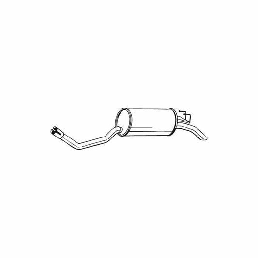 Bosal 148-123 Rear Silencer For Fiat Punto I Hatchback (176)