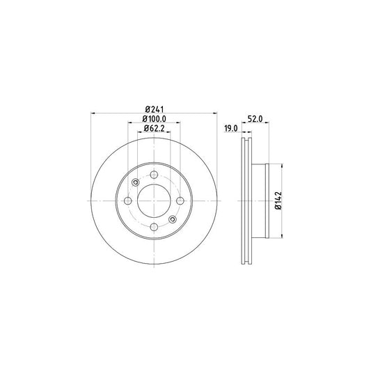 Hella 8ML 376 746-081 Intercooler For Smart Fortwo