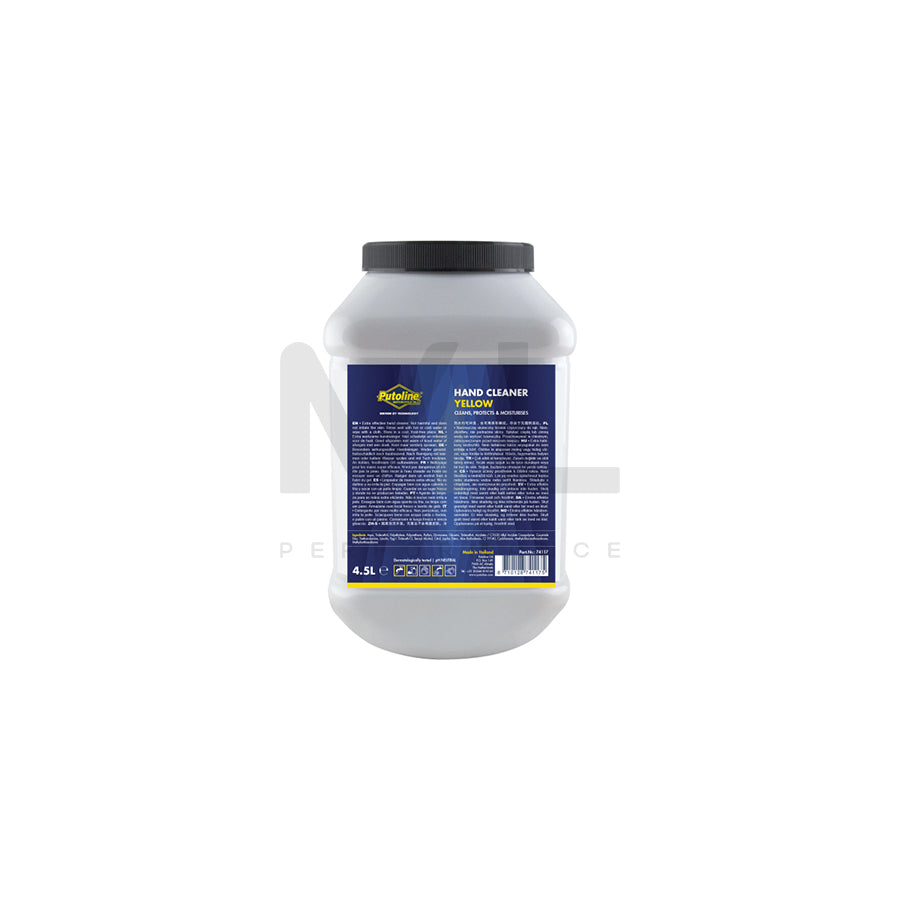 PUTOLINE HAND CLEANER, YELLOW 74117 Hand cleaner Tin, Capacity: 4.5l | ML Performance Car Parts