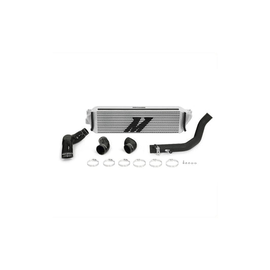 Mishimoto MMINT-CTR-17KSLWBK 2017+ Honda Civic Type R Performance Intercooler Kit - Silver Core Black Piping