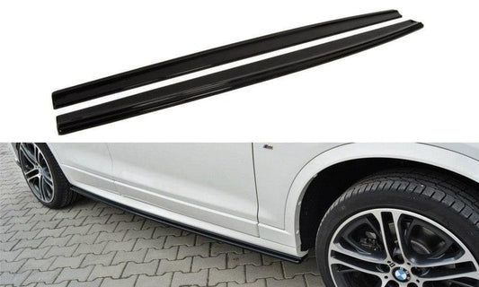 Maxton Design BM-X4-26-MPACK-SD1T Side Skirts Diffusers BMW X4 M-Pack F26 | ML Performance UK Car Parts