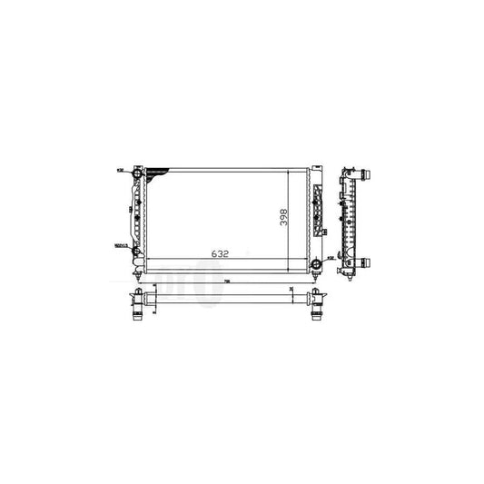 Abakus 0530170055 Engine Radiator | ML Performance UK