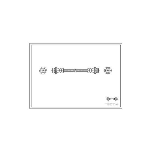 Corteco 19035099 Brake Hose For Nissan Almera | ML Performance UK