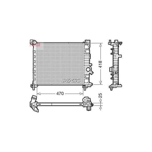 Denso DRM20114 Drm20114 Engine Radiator | ML Performance UK