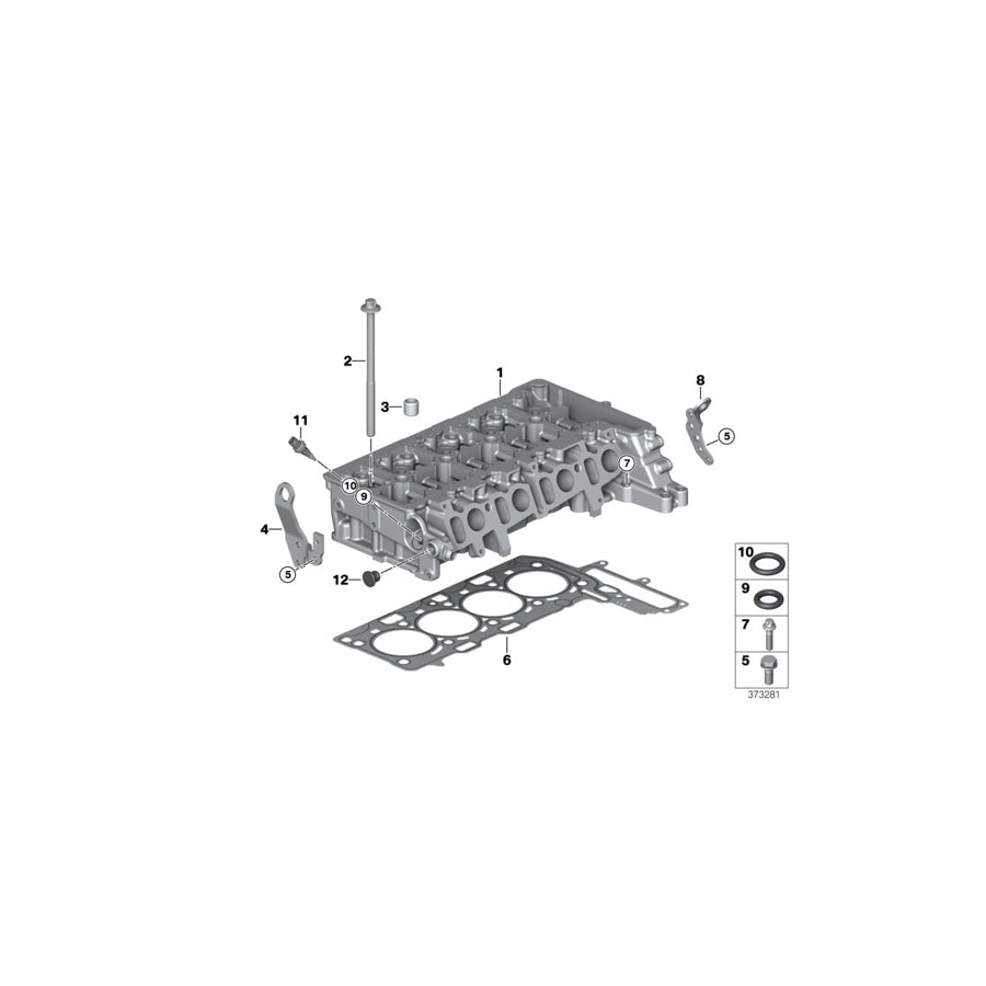 Genuine BMW 11128513699 F34 F32 Cylinder Head Gasket 1-LOCH (Inc. 318d, X1 18d & X4 25dX) | ML Performance UK Car Parts