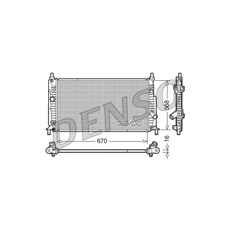 Denso DRM44020 Drm44020 Engine Radiator For Mazda 3 | ML Performance UK