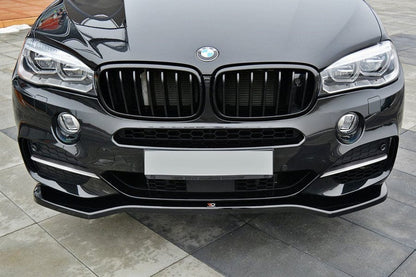 Maxton Design BM-X5-15-M-FD1T Front Splitter V.1 BMW X5 M-Pack F15 | ML Performance UK Car Parts