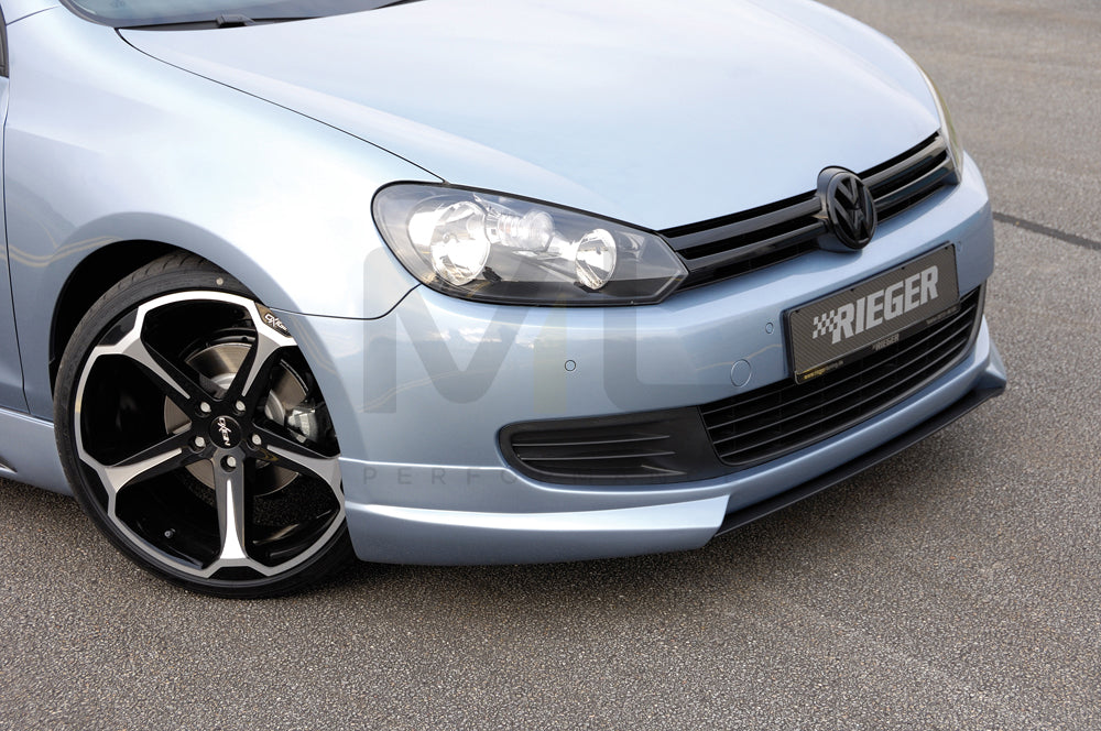 Rieger 00059501 VW Mk6 Golf Front Splitter 4 | ML Performance UK Car Parts