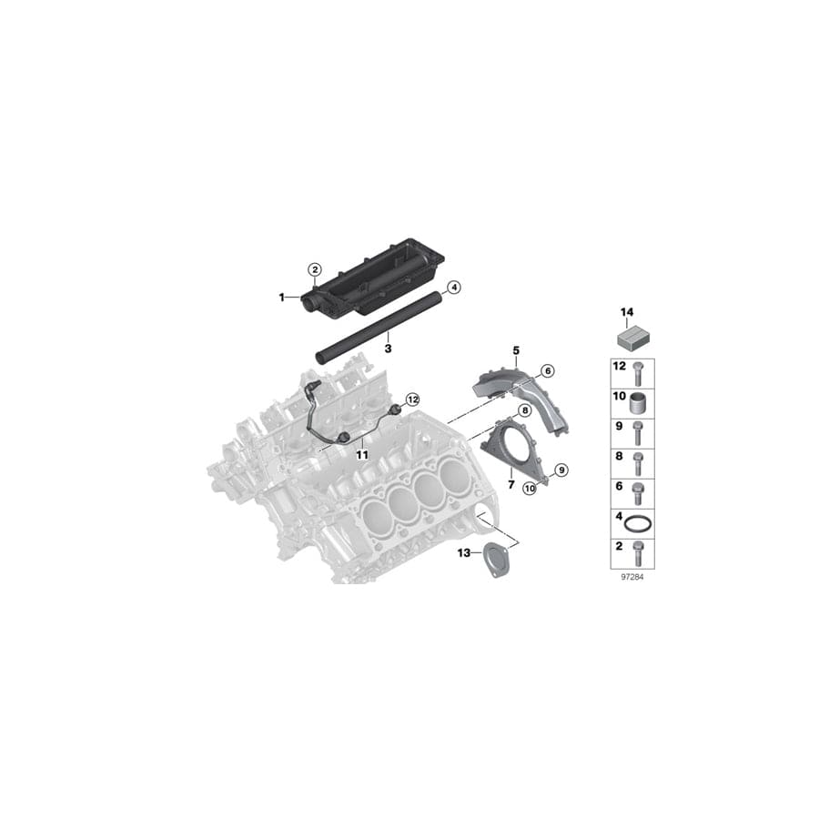 Genuine BMW 11112349047 E70 Gasket Set Engine Block Asbesto Free (Inc. X5 4.8i) | ML Performance UK Car Parts