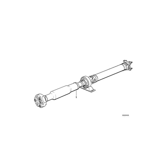 Genuine BMW 26111225717 E30 Drive Shaft Automatic Transmission L=1337MM (Inc. 325i, 325e & 323i) | ML Performance UK Car Parts