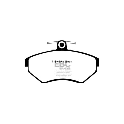 EBC PDKF2127 VW Polo (6N) Ultimax Front Brake Pad & Plain Disc Kit 2 | ML Performance UK Car Parts