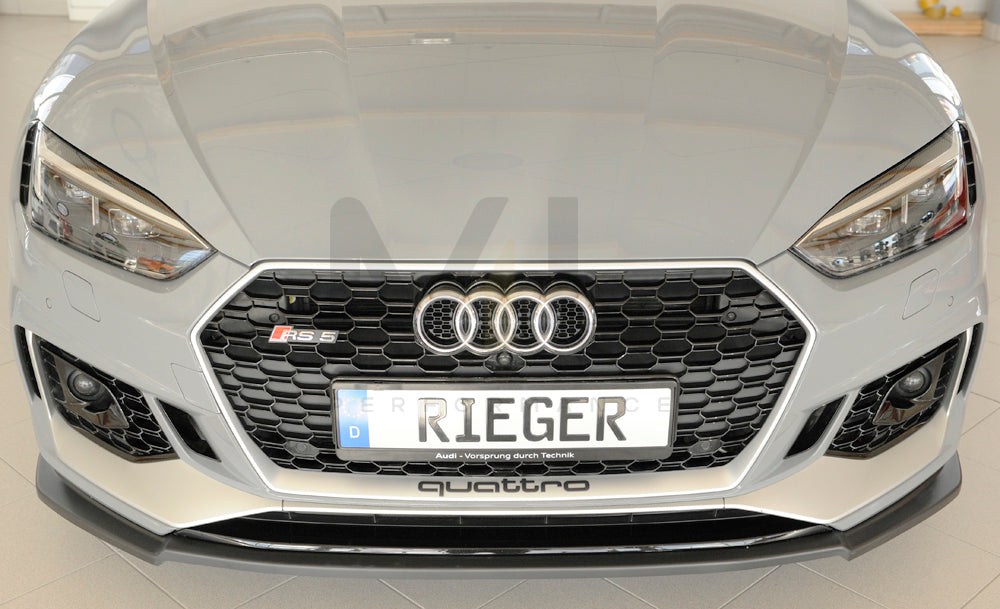 Rieger 00055484 Audi B9 F5 RS5 Front Splitter 4 | ML Performance UK Car Parts