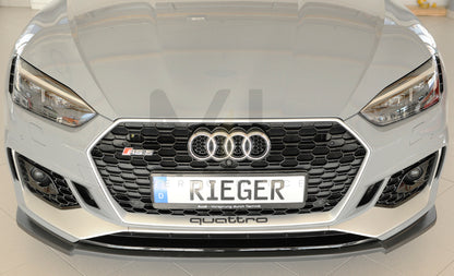 Rieger 00055484 Audi B9 F5 RS5 Front Splitter 4 | ML Performance UK Car Parts