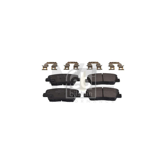 Febi Bilstein 116284 Brake Pad Set Rear Axle, With Acoustic Wear Warning | ML Performance Car Parts