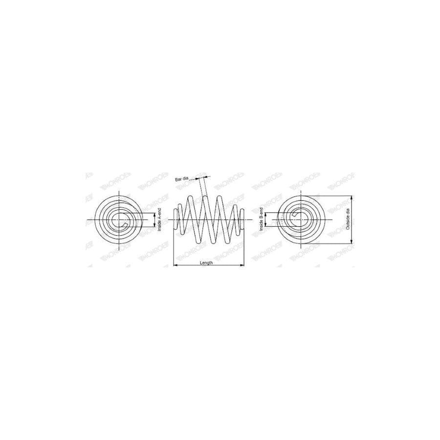 Monroe SP2818 Coil Spring