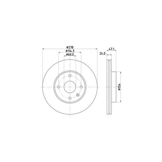 Hella 8ML 376 746-341 Intercooler