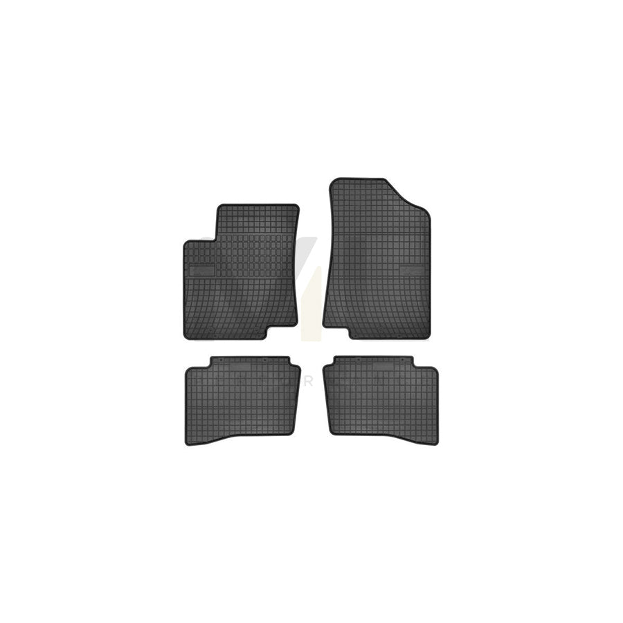 FROGUM Tailored 0427 Floor mat set for KIA RIO Elastomer, Front and Rear, Quantity: 4, Black | ML Performance Car Parts