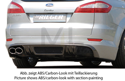 Rieger 00099113 Ford BA7 Mondeo Rear Diffuser 1 | ML Performance UK Car Parts