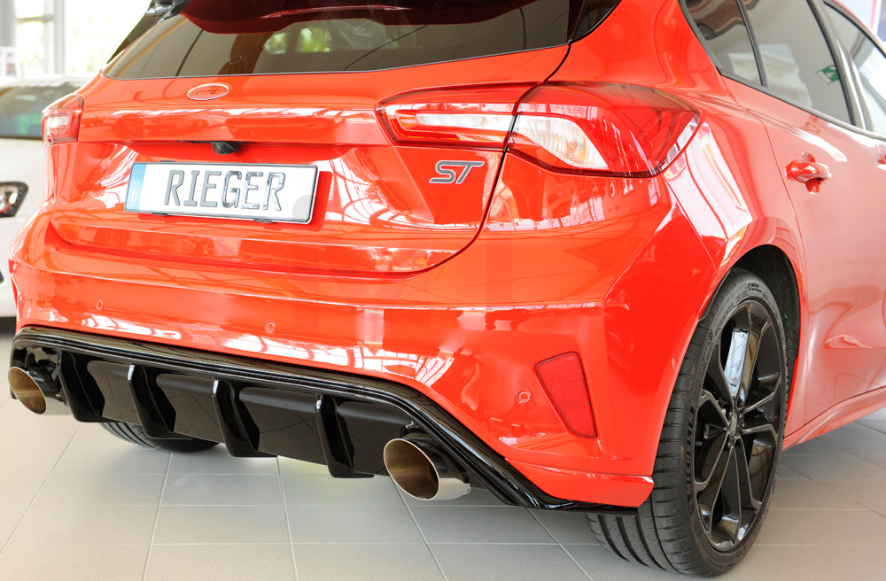 Rieger 00088216 Ford DEH Focus 4 Rear Diffuser (Inc. Focus 4 ST) 5 | ML Performance UK Car Parts