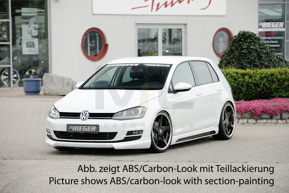 Rieger 00059556 VW R, GTI & GTD Side Skirt 3 | ML Performance UK Car Parts