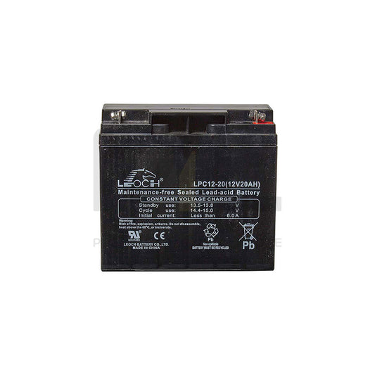 Leoch AGM Golf Trolley Battery - 12V 20Ah | ML Performance UK Car Parts