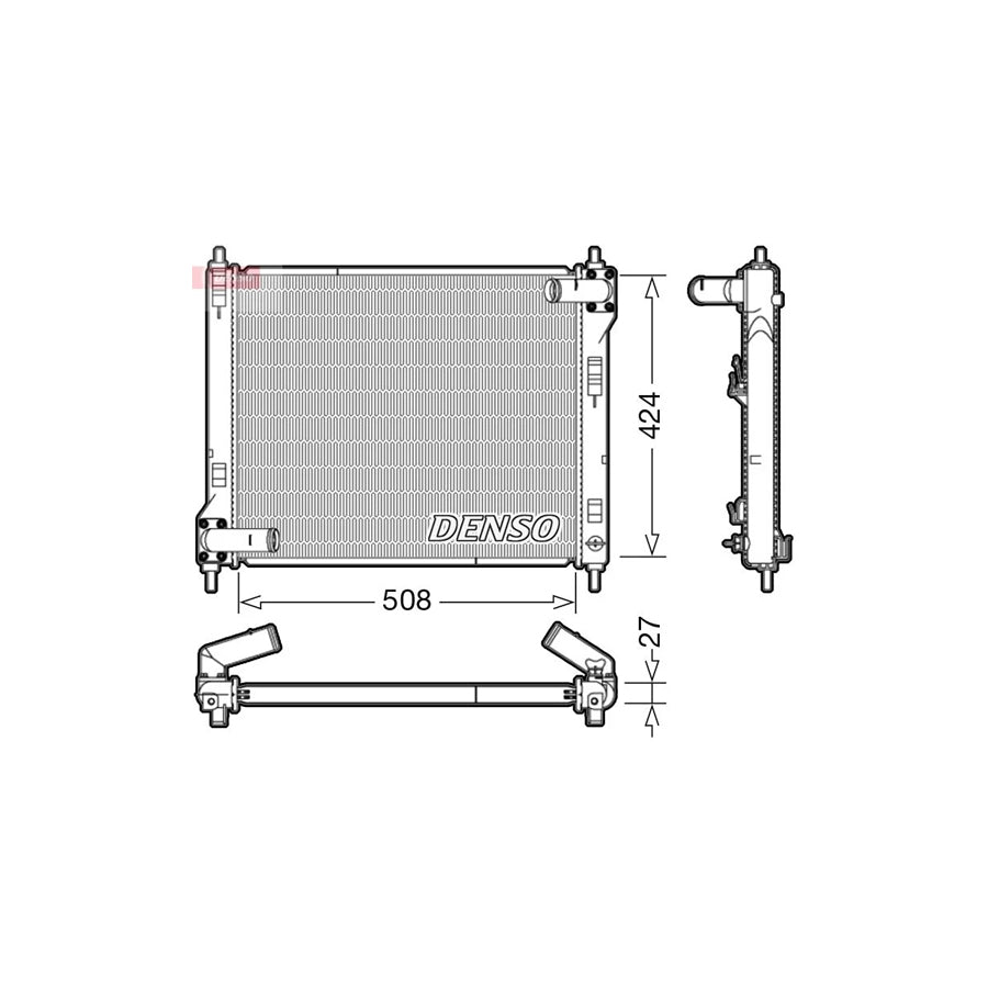 Denso DRM46043 Drm46043 Engine Radiator For Nissan Juke (F15) | ML Performance UK