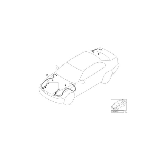 Genuine BMW 61126939478 E46 Repair Wiring Set Rear Right (Inc. 325i, 318Ci & 330Ci) | ML Performance UK Car Parts