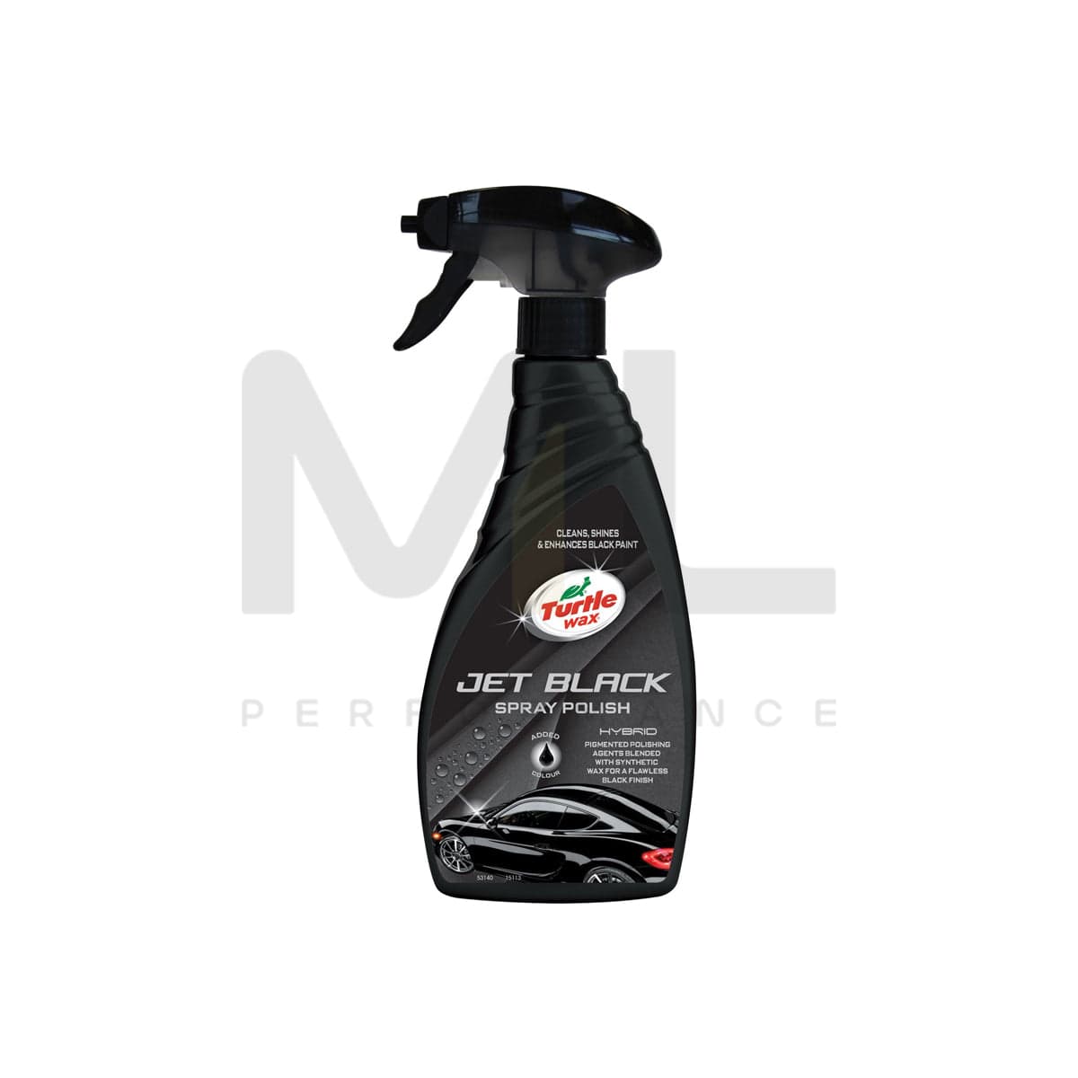 Turtle Wax Jet Black Spray Polish Black 500 Ml