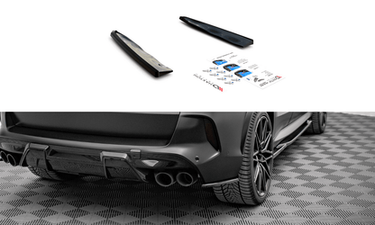 Maxton Design BM-X5M-05-RSD1T Rear Side Splitters BMW X5 M F95 | ML Performance UK Car Parts