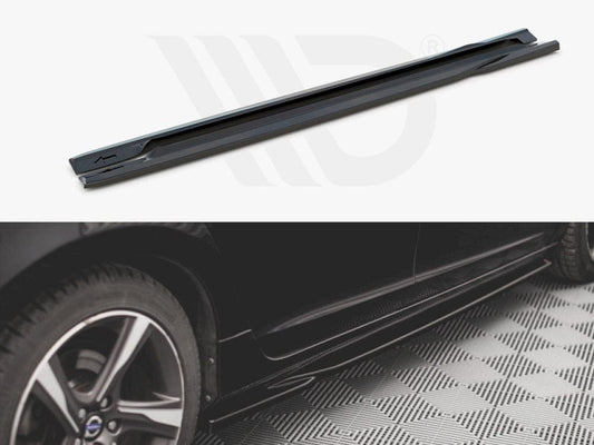 Maxton Design VO-S60-2-RDESIGN-SD1T Side Skirts Diffusers Volvo S60 R-design MK2 | ML Performance UK Car Parts
