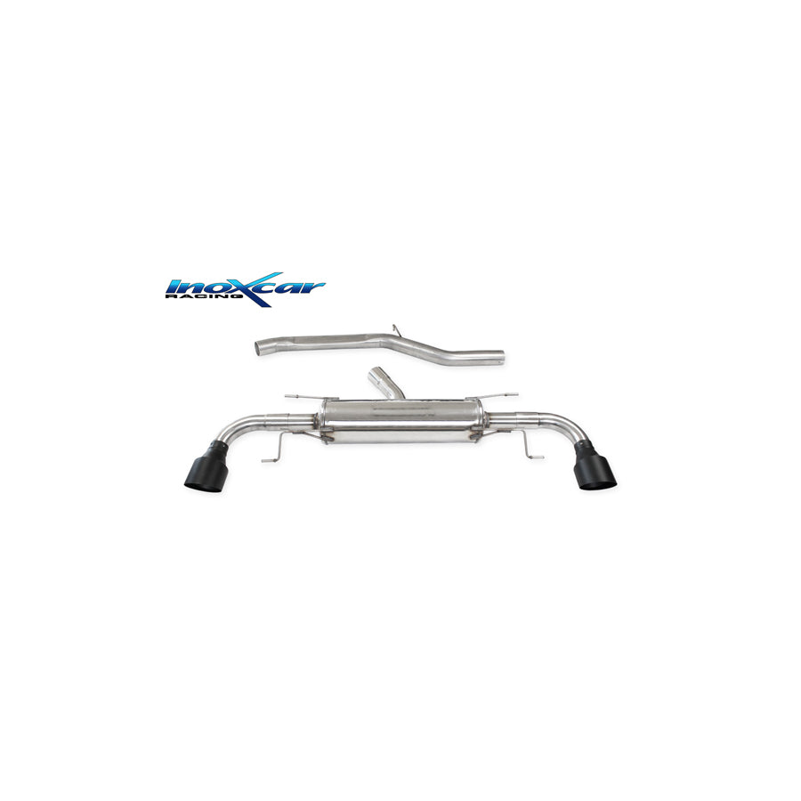 InoXcar ALSTE.02.114CBLACK Alfa Romeo Stelvio Rear Silencer | ML Performance UK Car Parts