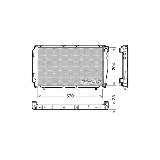 Denso DRM36016 Drm36016 Engine Radiator | ML Performance UK