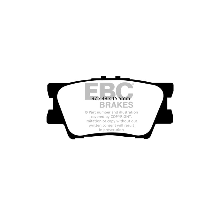 EBC PDKR975 Toyota Rav 4 Ultimax Rear Brake Pad & Plain Disc Kit - Akebono Caliper 2 | ML Performance UK Car Parts